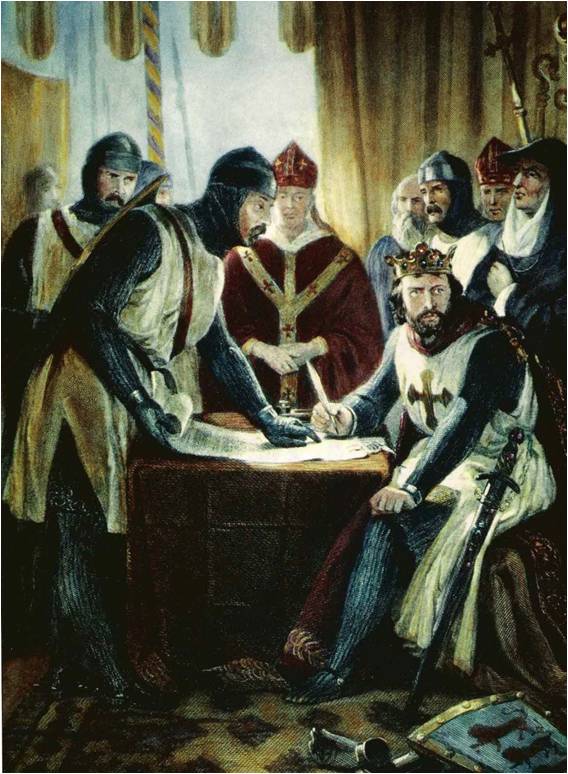 Excellent Images For - Magna Carta King John Forced Sign
