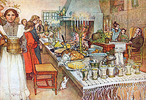 http://en.wikipedia.org/wiki/Christmas_Eve#/media/File:Julaftonen_by_Carl_Larsson_1904_edit.jpg